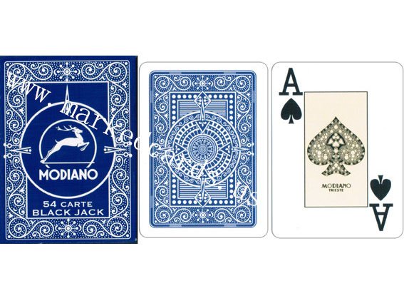 modiano blackjack marked cards poker